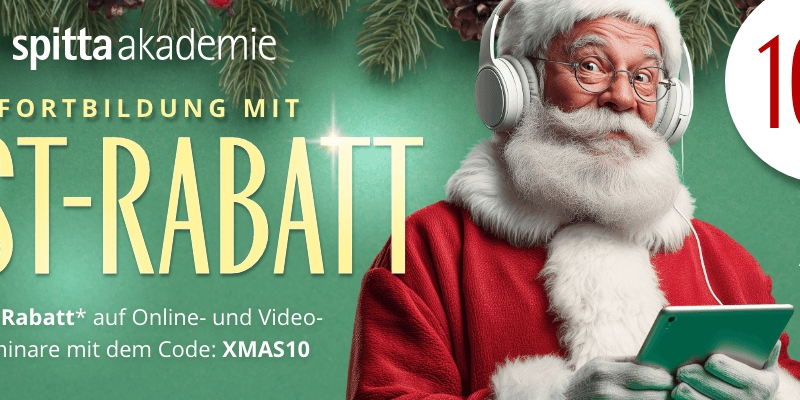 10% Weihnachtsrabatt bei der Spitta Akademie