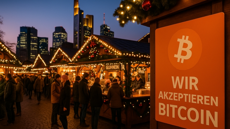 Frankfurter Wintermarkt führt Bitcoin-Zahlungen ein