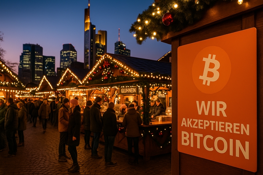 Frankfurter Wintermarkt führt Bitcoin-Zahlungen ein