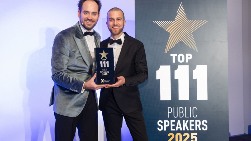 TOP 111 Public Speaker Award 2025 geht an David Setka