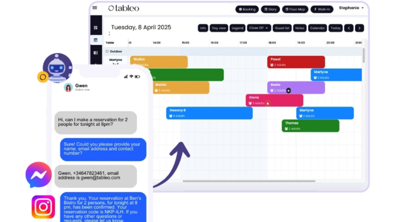 Tableo Launches AI Messaging Assistant on Instagram