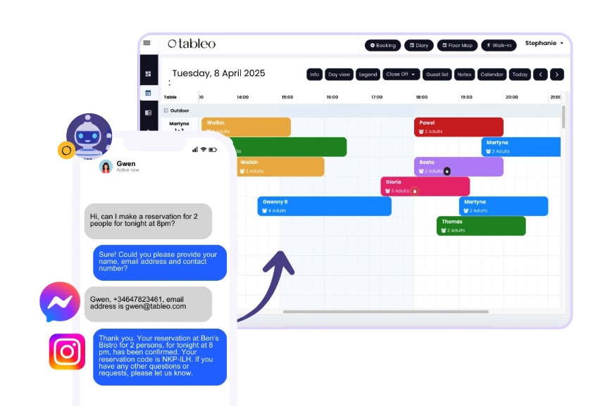 Tableo Launches AI Messaging Assistant on Instagram