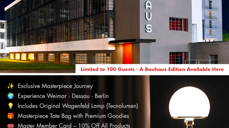 Bauhaus Experience startet limitierte Masterpiece Tour 2026