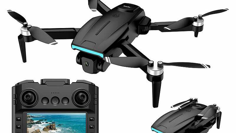 Simulus Faltbare RC-GPS-Drohne GH-725 mit 4K-Kamera