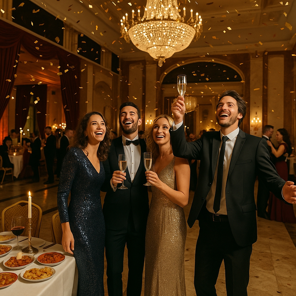 Glamouröse Silvestergala im Hotel Meliá Berlin: Feiern zwischen Ballsaal und Tapas
