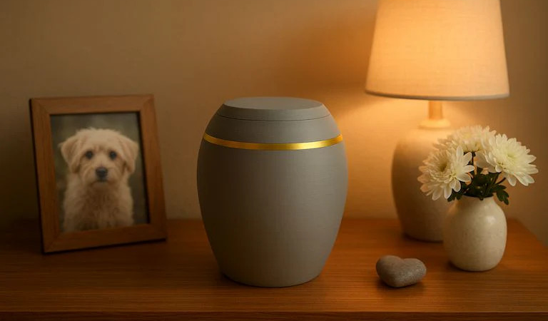 Nachhaltige und innovative Tierurnen für Hunde & Katzen