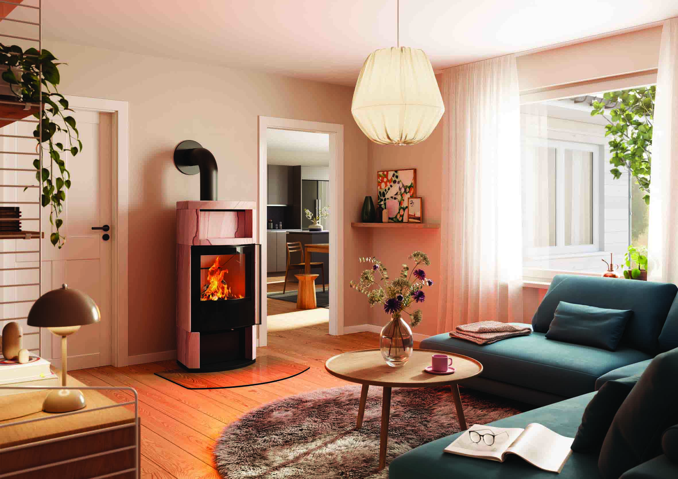 Behaglichkeit aus der Natur: Kaminöfen mit Steinverkleidung für stilvolles Wohnen