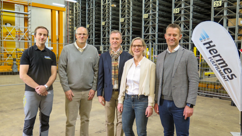 Hermes Fulfilment modernisiert Hochregallager in Haldensleben