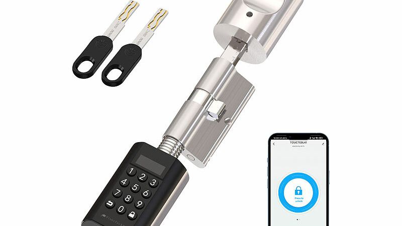 VisorTech Elektronischer Tür-Schließzylinder TSZ-805