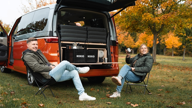 Fast wie Bauklötze: mit dem Boxio Rack starten Vanlifer in eine modulare Zukunft