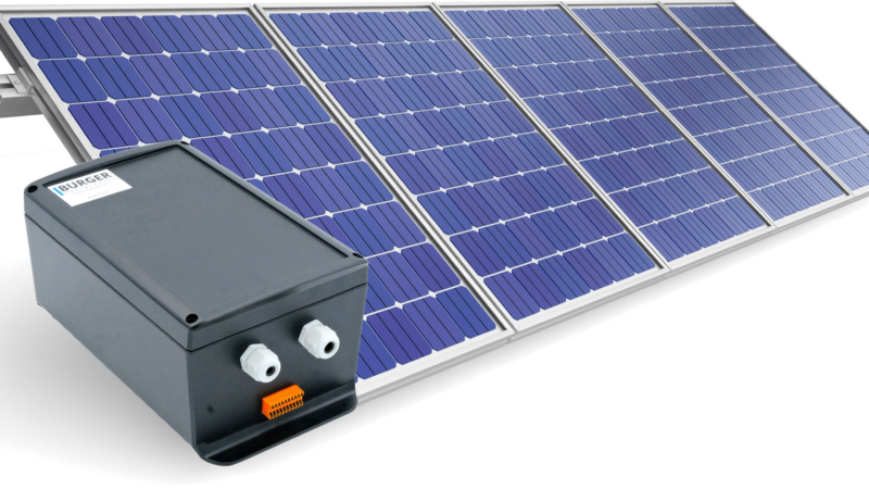 BURGER ENGINEERING präsentiert stufenlosen Sinussteller für PV-Anlagen erstmals als OEM-Produkt und integrierbares Technologiemodul