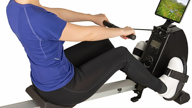 PEARL sports Klappbares Heim-Rudergerät HT-200