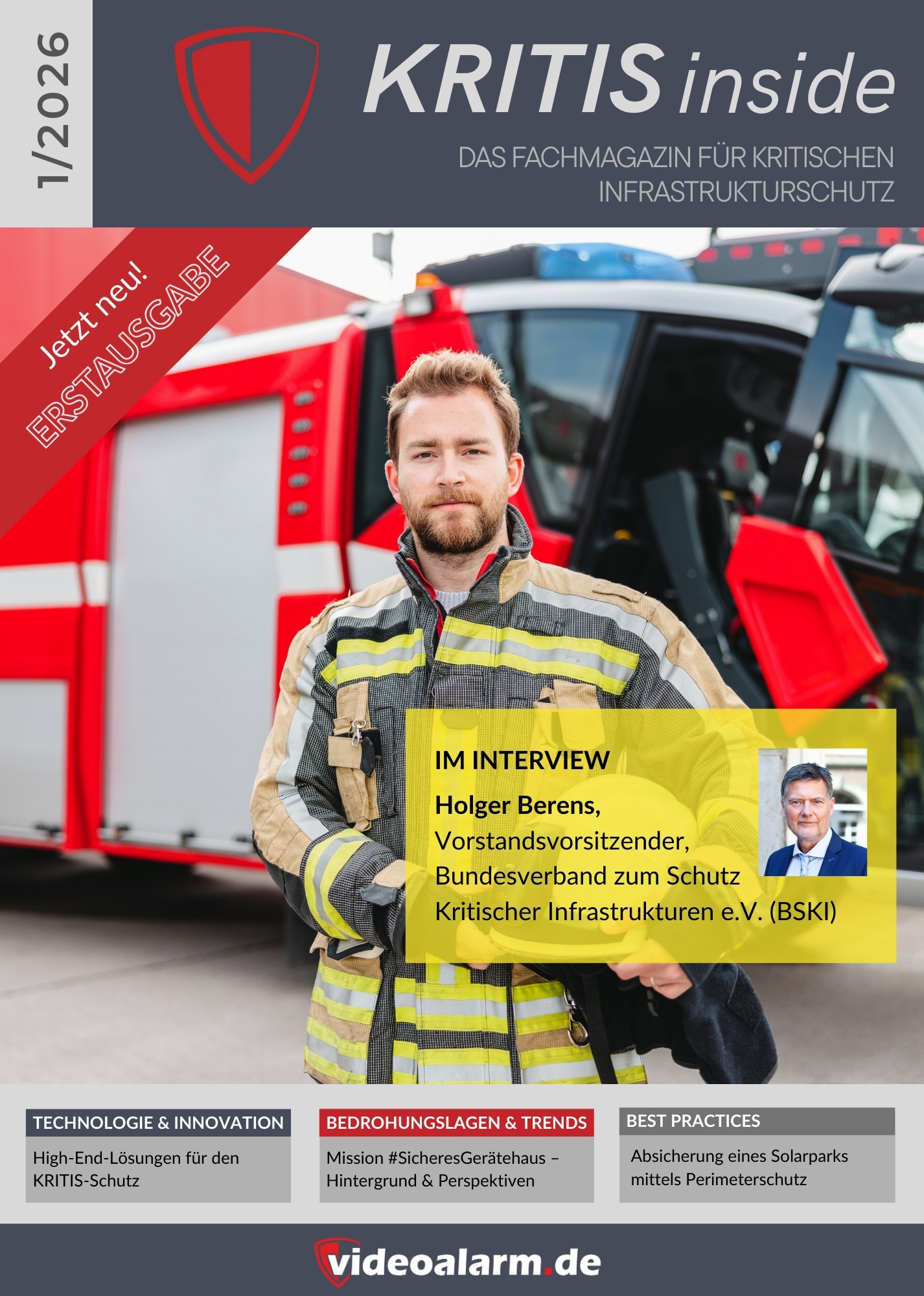 Erstausgabe: Neues Fachmagazin „KRITIS inside“