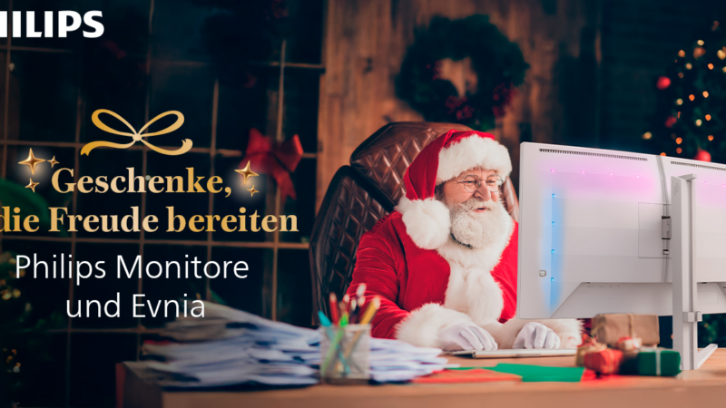 Geschenkideen zum Fest von Philips Monitore und Evnia