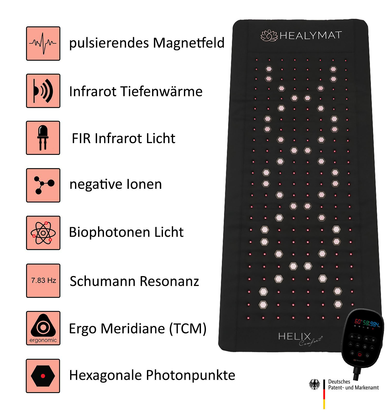 Healymat Helix Comfort: Testsieger Magnetfeldmatte 2026