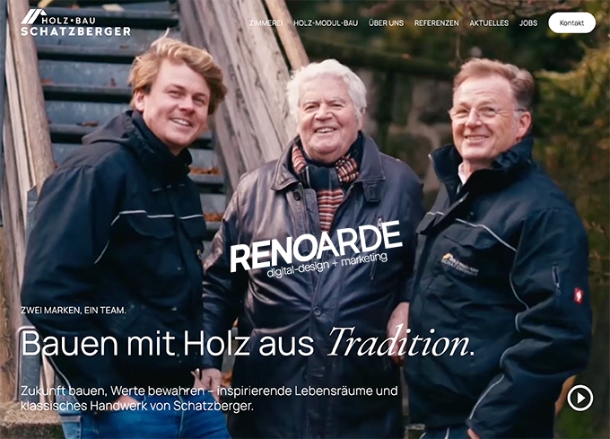 Schatzberger Wiesau mit neuer Webseite der Werbeagentur Regensburg Renoarde