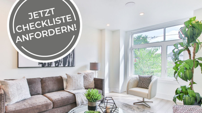 Aufbereitung einer Immobilie