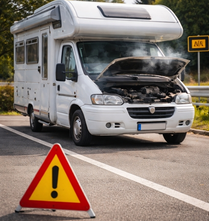 Motorschaden am Wohnmobil