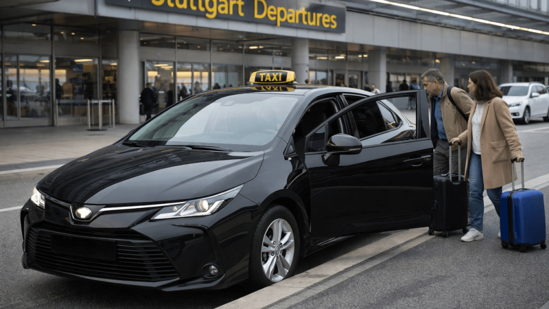 Taxi Tübingen – Flughafentransfer Stuttgart