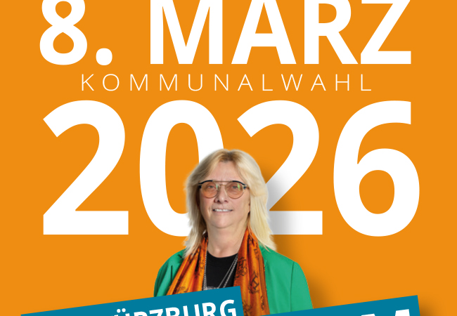 Geli Stegerwald für Würzburg – Stadtrat Kommunalwahl 2026