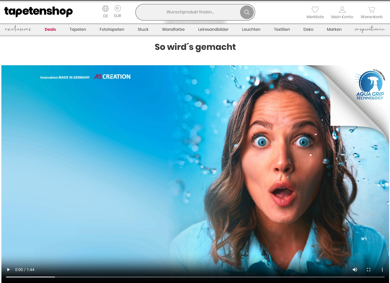 Tapetenshop.de bringt mit „Tapezieren mit Wasser“ eine innovative Lösung für moderne Wandgestaltung auf den Markt