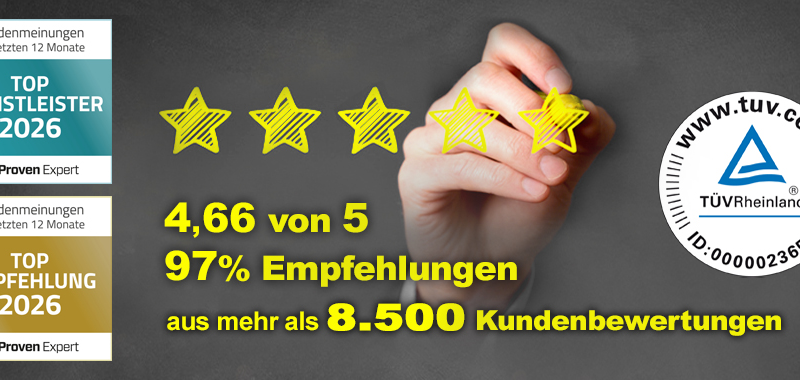 Scan- und Überspielservice mit TOP-Auszeichnungen in 2026