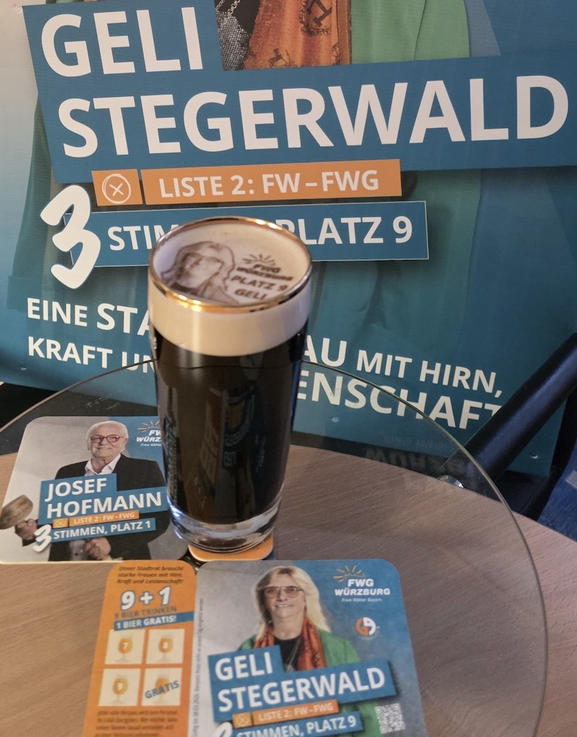 Geli für Würzburg Neue App – Stadtrat – Guinness Event