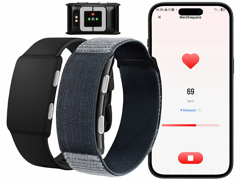 newgen medicals Smarter Fitness-Tracker mit EKG-Funktion