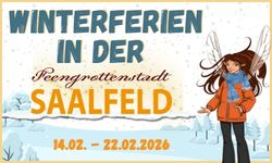 Winterferienangebote in der Feengrottenstadt Saalfeld