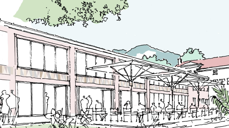 Neues Kurgarten Café im Königlichen Kurgarten Bad Reichenhall