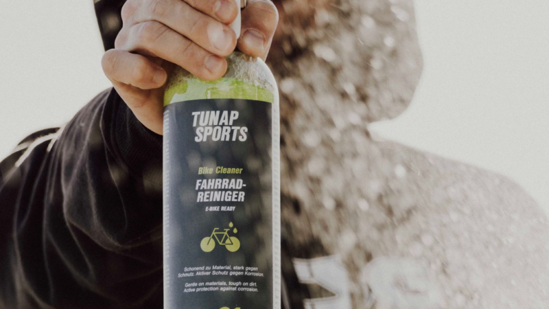 Tunap Sports Fahrradreiniger jetzt in der Recyclingflasche