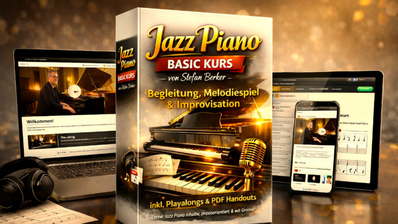 Jazz Piano Online-Kurs für Pianisten mit Vorerfahrung