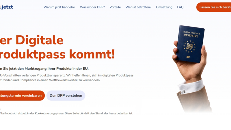 asioso launcht Infoseite zum Digitalen Produktpass (DPP)