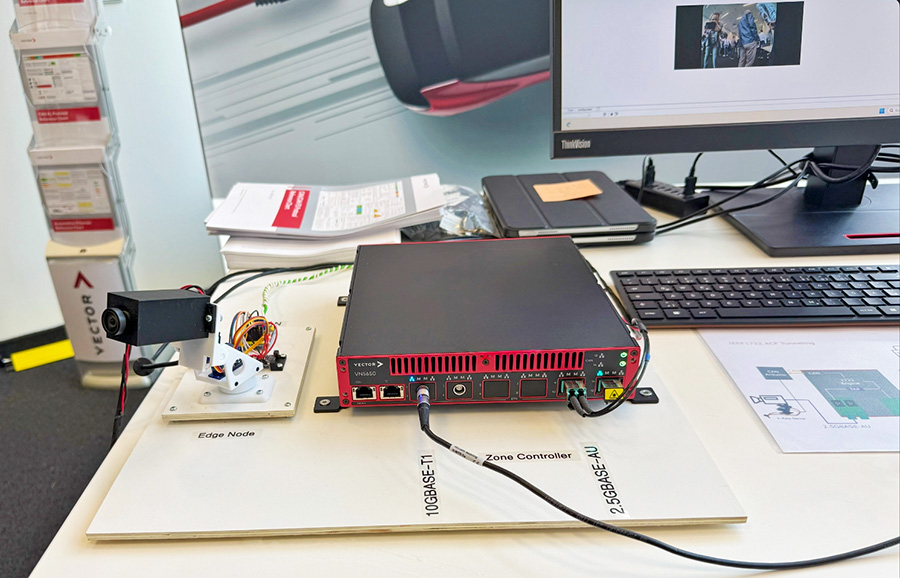 Vector adds optical Ethernet testing to VN5650 through KD’s KD7251 transceiver