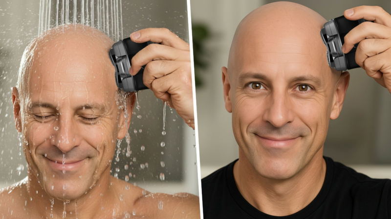 Sichler Men’s Care Glatzen- und Kopfrasierer