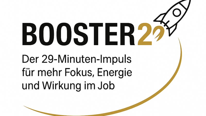 Der BOOSTER29 – 10 kostenfreie Webinare zum Thema „Zeitmanagement“