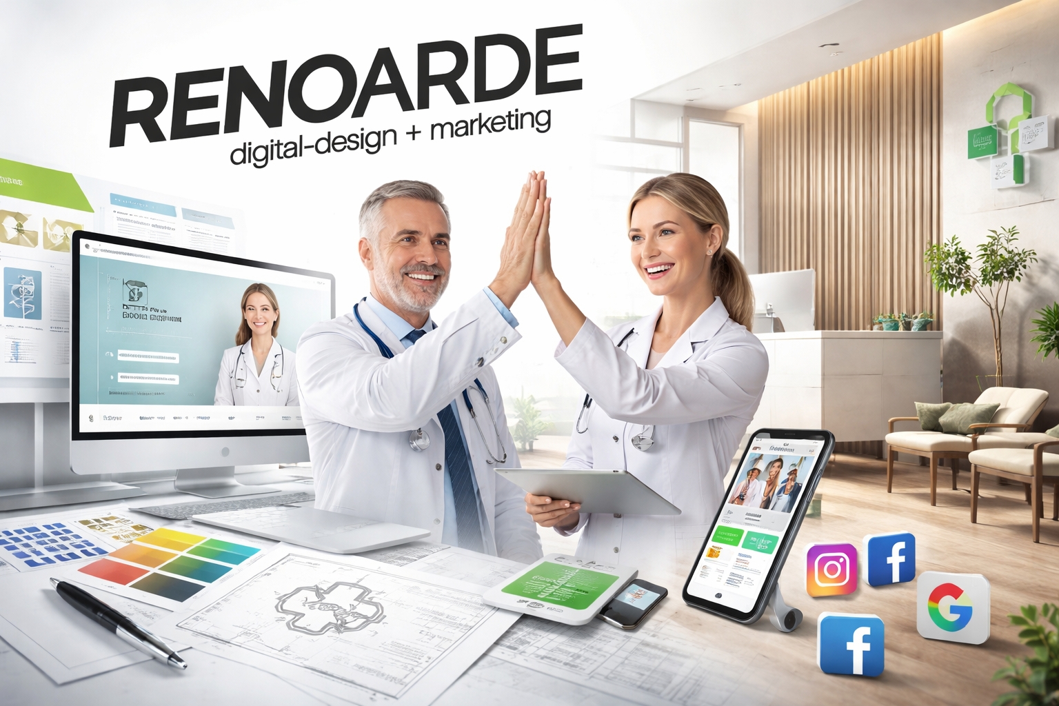 Die Werbeagentur für Ärzte: Wie RENOARDE medizinische Praxen in starke Marken verwandelt