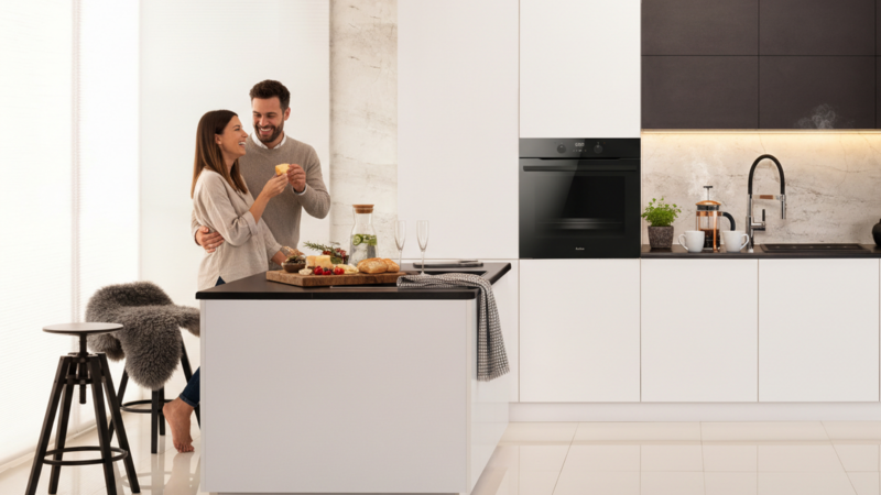 Gebäudetyp E clever umsetzen: Amica FlexConnect Herdsets schaffen Freiheit bei Planung und Installation