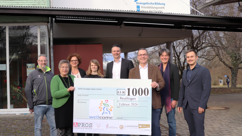 Spendenprojekt der TOP Sozial Charta für wellcome-Praktische Hilfe nach der Geburt in Reutlingen