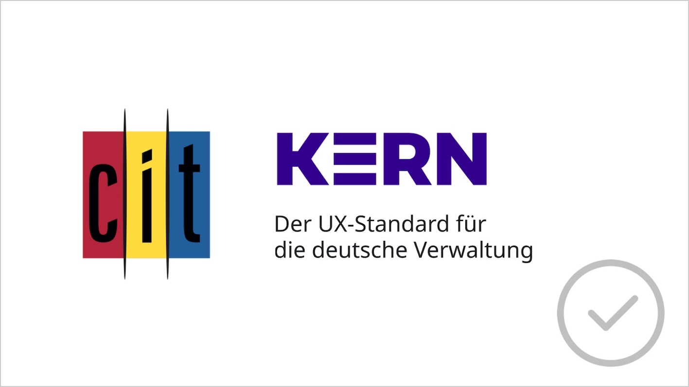 cit intelliForm unterstützt UX-Standard KERN