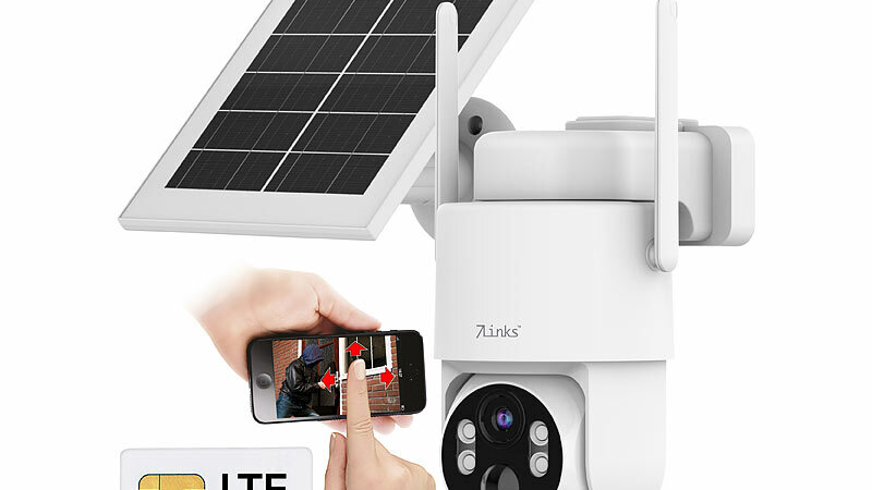 7links 4G/LTE-Akku-Außenkamera IPC-915.lte