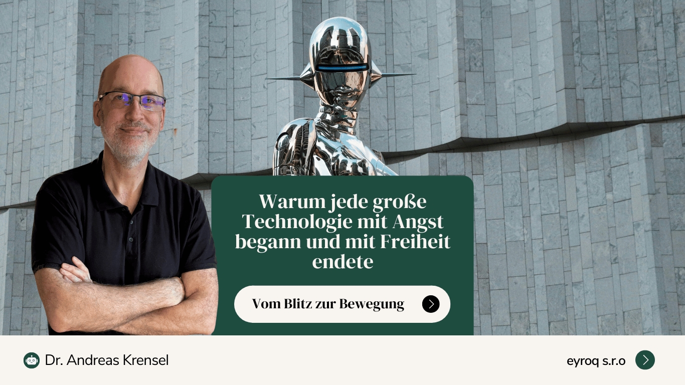 Vom Blitz zur Bewegung – warum jede große Technologie mit Angst begann und mit Freiheit endete