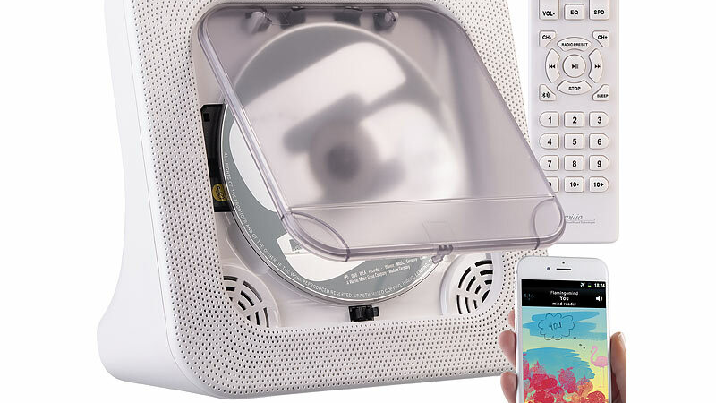 auvisio Tragbarer Akku-CD-Spieler & UKW-Radio