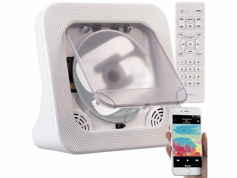 auvisio Tragbarer Akku-CD-Spieler & UKW-Radio