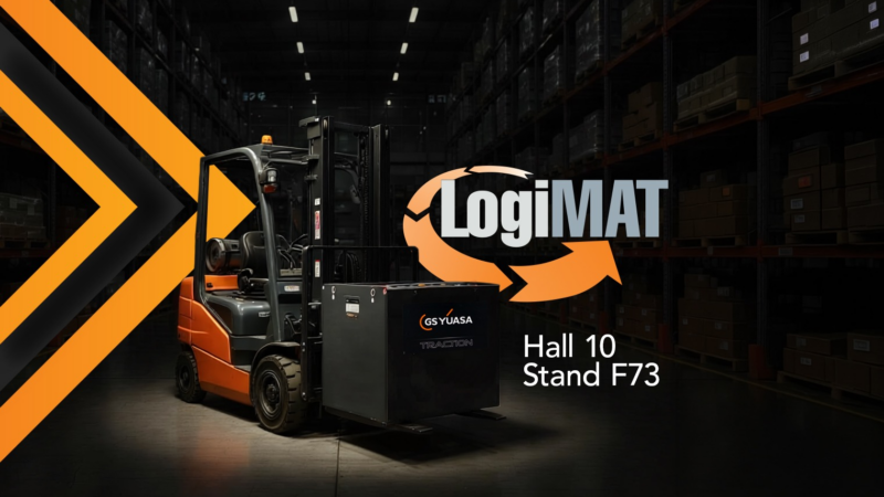 Premiere: GS Yuasa auf der LogiMAT 2026 – Halle 10, Stand F73