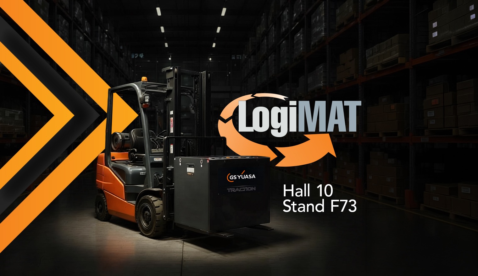 Premiere: GS Yuasa auf der LogiMAT 2026 – Halle 10, Stand F73
