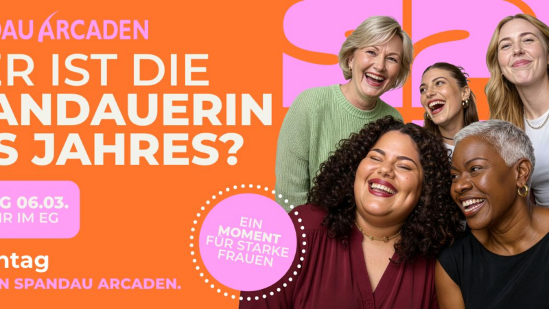 Bühne frei für Spandaus bemerkenswerte Frauen: Am 6. März wird die „Spandauerin des Jahres 2026“ gekürt