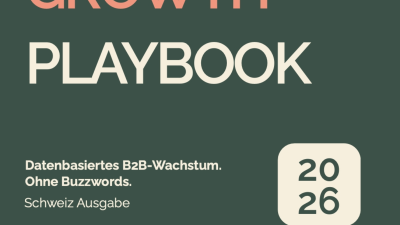 Marketing Growth Playbook veröffentlicht: kostenloses B2B Marketing Playbook