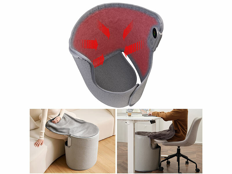 Sichler Haushaltsgeräte Rundes Fern-Infrarot-Heizpanel