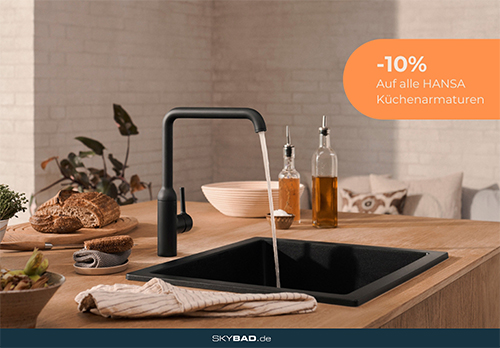 Frühjahrsaktion: Skybad reduziert Hansa-Spültischarmaturen